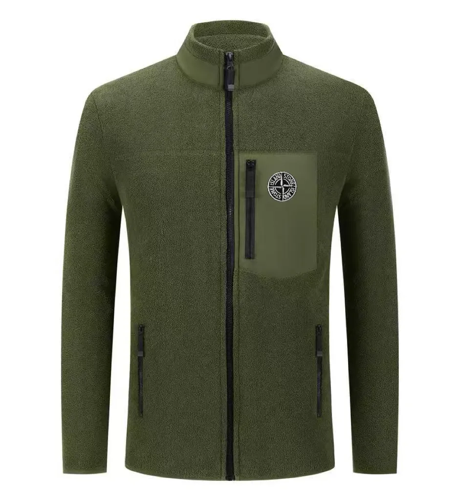 P460 Shitoudao Autumn and Winter Men's Cardigan Stand Collar Velvet Zipper Jacket Imported Thick Fabric Double-sided Jacquard The fabric imported from Germany is soft to the touch and skin-friendly, with fine jacquard brocade. It is produced by a high-quality factory. It feels incomparably good. You can feel its texture when you hold it in your hand. What you see is what you get. You can go out with any combination. It is very versatile, suitable for both business and leisure, and has a high-end sense! (All three standards) Standard size: M-3XL